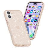 EIDERWOOD iPhone 16 Plus Hybrid Plastic Case - Gold Glitter