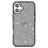 EIDERWOOD iPhone 16 Plus Hybrid Plastic Case - Black Glitter