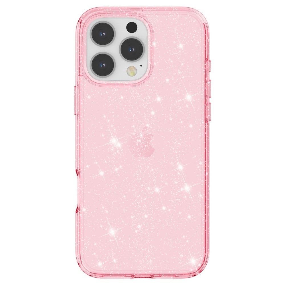 EIDERWOOD iPhone 16 Pro Max Hybrid Plastic Case - Pink Glitter