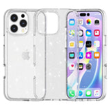 EIDERWOOD iPhone 16 Pro Max Hybrid Plastic Case - White Glitter