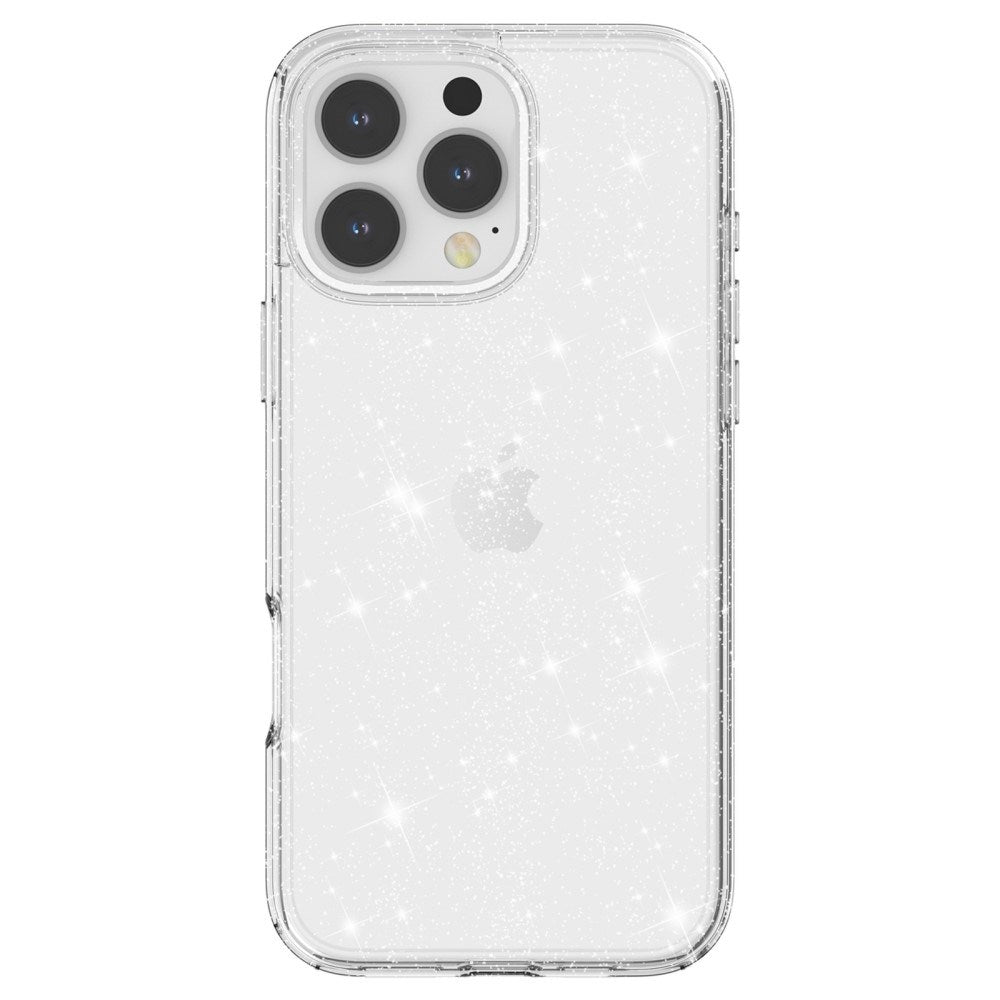 EIDERWOOD iPhone 16 Pro Max Hybrid Plastic Case - White Glitter