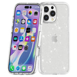 EIDERWOOD iPhone 16 Pro Max Hybrid Plastic Case - White Glitter