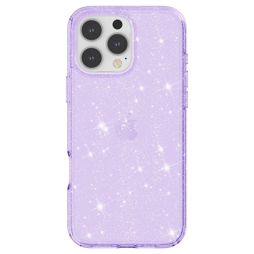 EIDERWOOD iPhone 16 Pro Max Hybrid Plastic Case - Purple Glitter