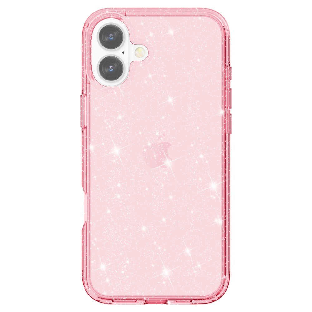 EIDERWOOD iPhone 16 Hybrid Plastic Case - Pink Glitter