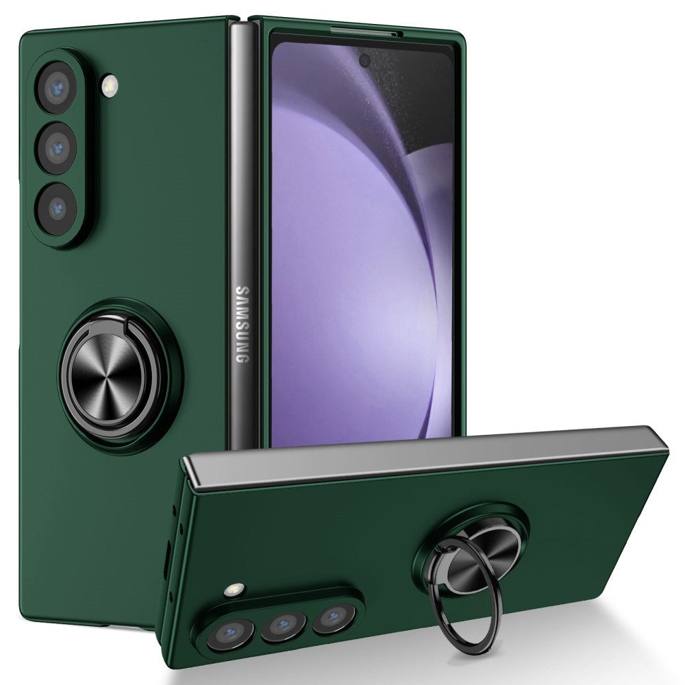 EIDERWOOD Samsung Galaxy Z Fold6 Plastic Case w. Magnetic Kickstand - Green