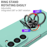 EIDERWOOD Samsung Galaxy Z Fold6 Plastic Case w. Magnetic Kickstand - Turquoise