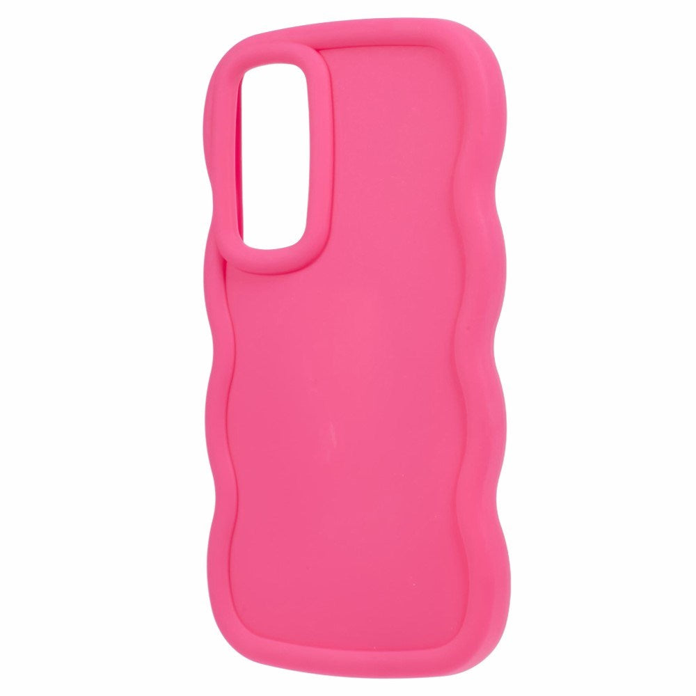 EIDERWOOD Samsung Galaxy A13 (5G) Flexible Plastic Wavy Case - Pink