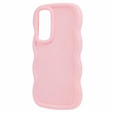 EIDERWOOD Samsung Galaxy A13 (5G) Flexible Plastic Wavy Case - Pink