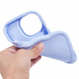 iPhone 15 Pro EIDERWOOD Flexible Plastic Wavy Case - Purple