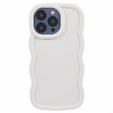 iPhone 15 Pro EIDERWOOD Flexible Plastic Wavy Case - White