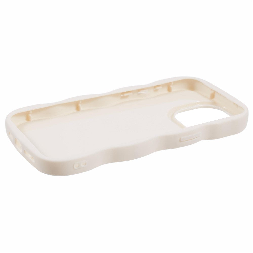 iPhone 15 Pro EIDERWOOD Flexible Plastic Wavy Case - White