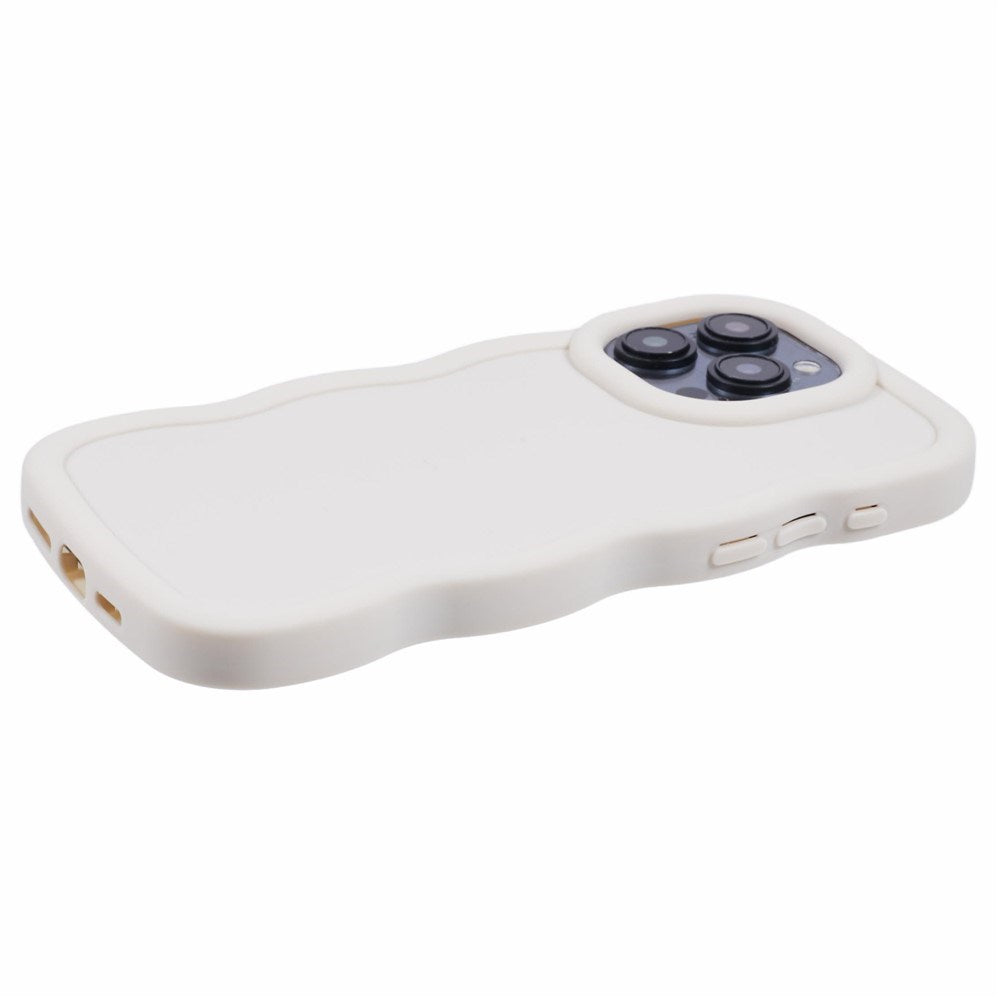 iPhone 15 Pro EIDERWOOD Flexible Plastic Wavy Case - White