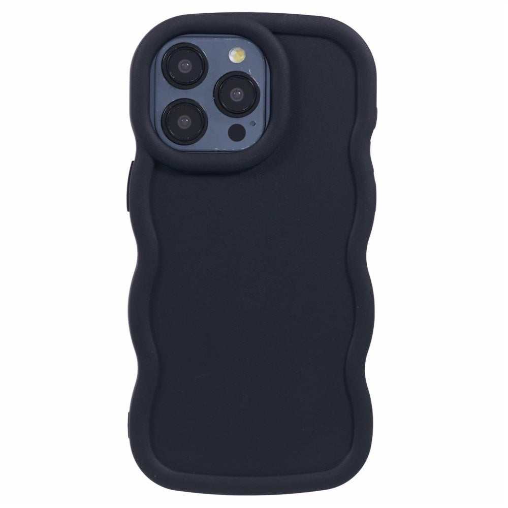 iPhone 15 Pro EIDERWOOD Flexible Plastic Wavy Case - Black