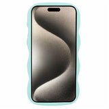 iPhone 15 Pro EIDERWOOD Flexible Plastic Wavy Case - Blue