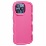 iPhone 14 Pro EIDERWOOD Flexible Plastic Wavy Case - Pink