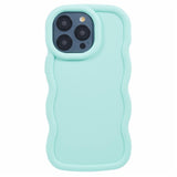 iPhone 14 Pro EIDERWOOD Flexible Plastic Wavy Case - Blue