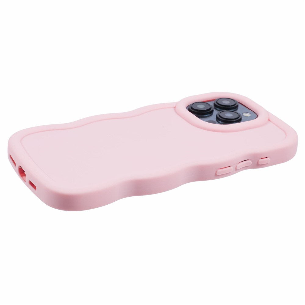 iPhone 12 Pro Max EIDERWOOD Flexible Plastic Wavy Case - Light Pink