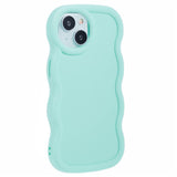 iPhone 14 EIDERWOOD Flexible Plastic Wavy Case - Blue