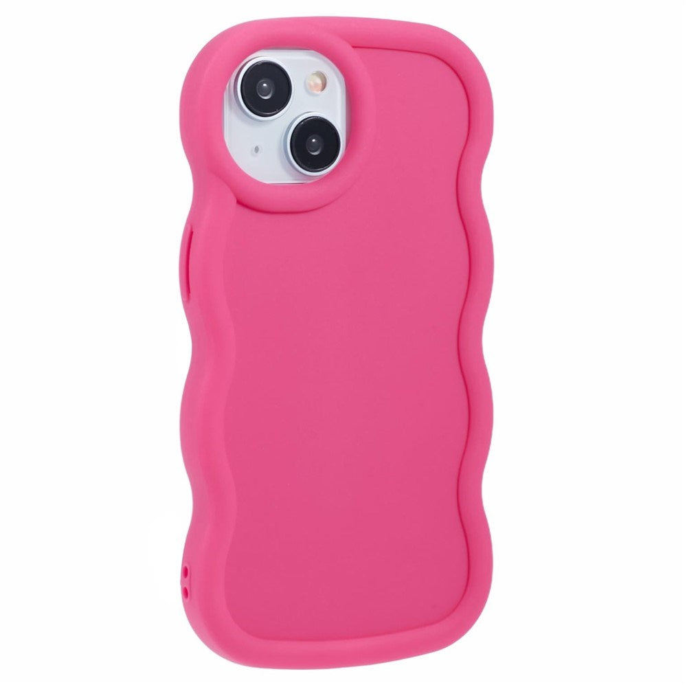 iPhone 13 EIDERWOOD Flexible Plastic Wavy Case - Pink