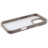 Eiderwood iPhone 16 Pro Hybrid Plastic Case - Transparent / Brown