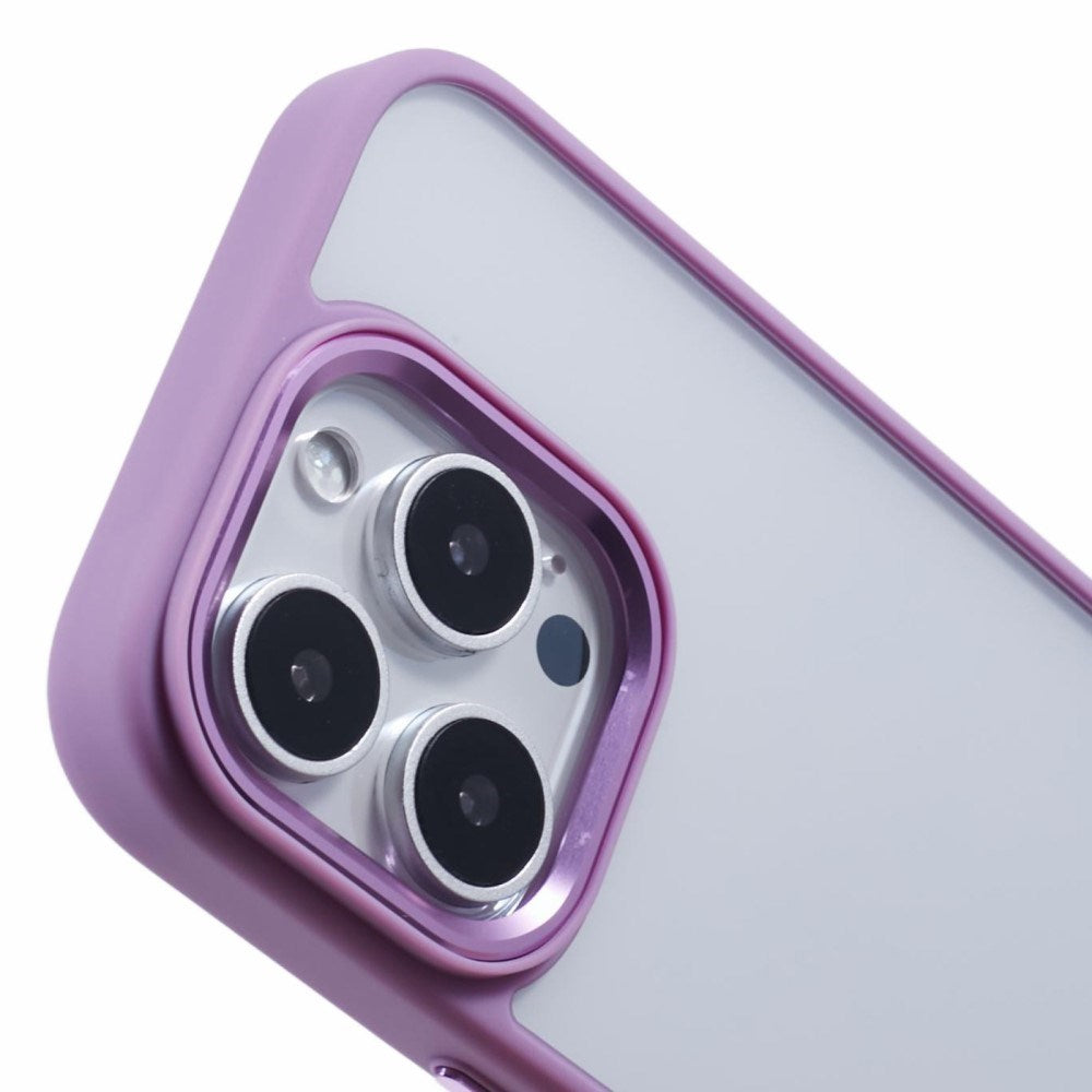 Eiderwood iPhone 16 Pro Hybrid Plastic Case - Transparent / Purple