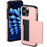 EIDERWOOD iPhone 16 Pro Tough Case w. Card Holder - Pink