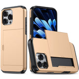 EIDERWOOD iPhone 16 Pro Tough Case w. Card Holder - Gold