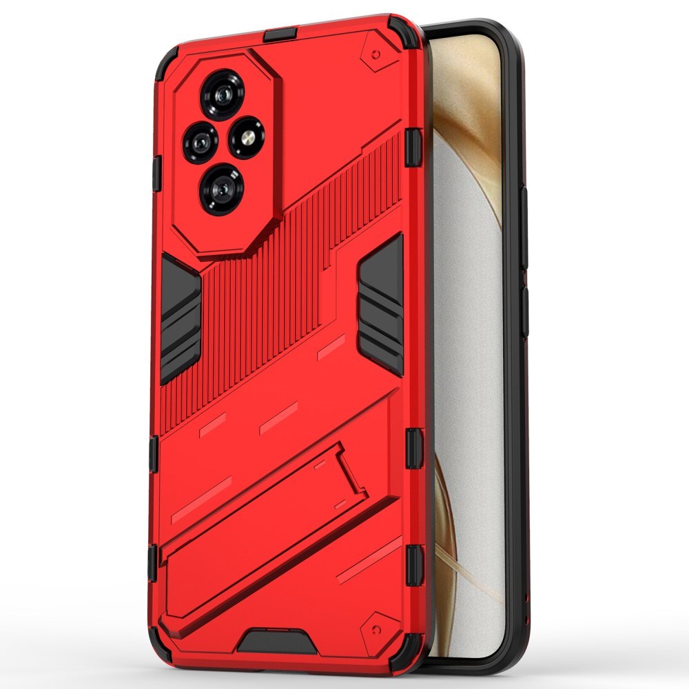 EIDERWOOD Honor 200 5G Hybrid Tough Case w. Kickstand - Red