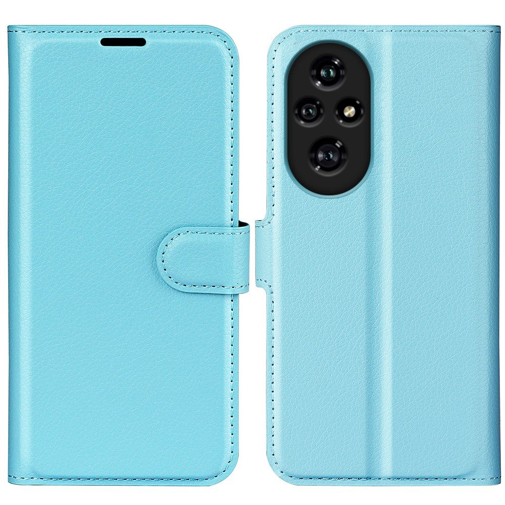 EIDERWOOD Honor 200 Pro (5G) Faux Leather Flip Case with Cardholder & Stand Function - Blue