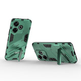 EIDERWOOD Xiaomi Redmi 13 Hybrid Tough Case with Kickstand - Green