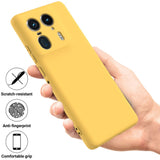 EIDERWOOD Motorola Edge 50 Ultra Liquid Silicone Case w. Strap - Yellow