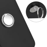 EIDERWOOD Samsung Galaxy S24 FE Flexible Plastic Case w. Magnetic Ring Kickstand - Silver