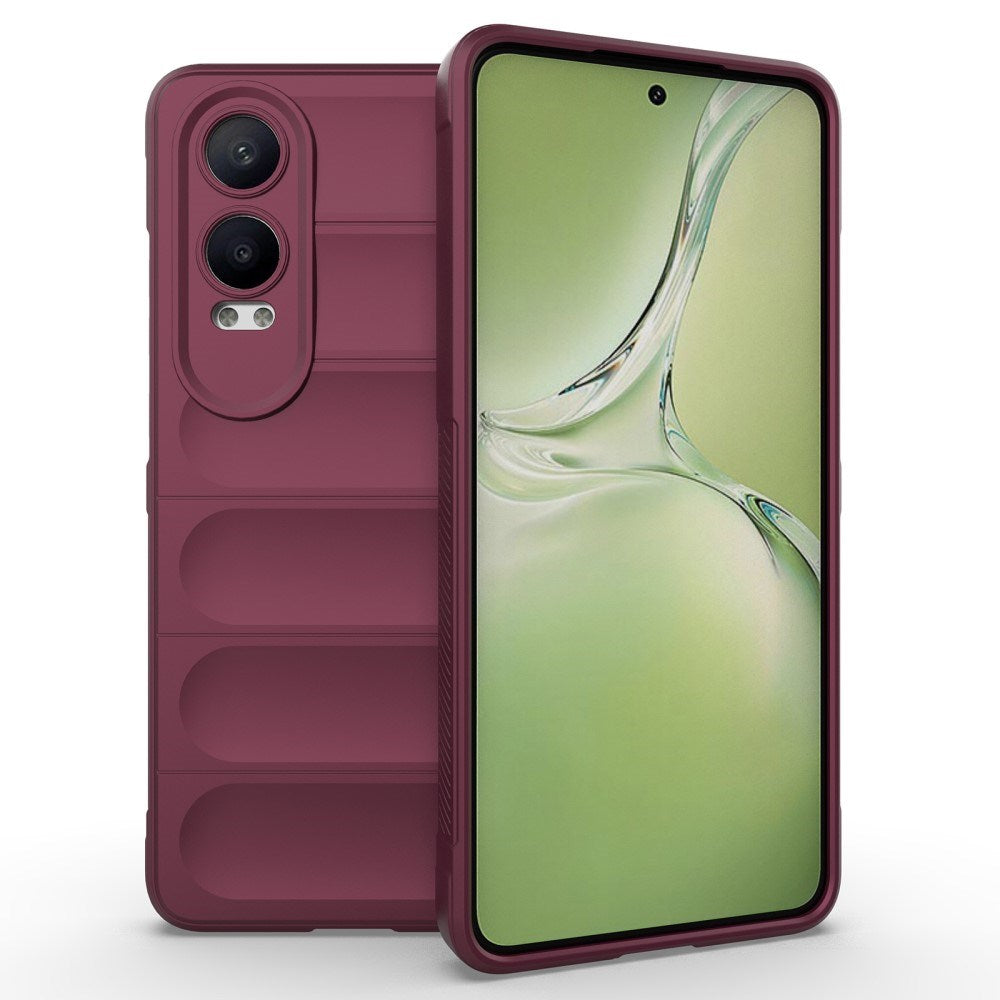 EIDERWOOD OnePlus Nord CE4 Lite (5G) Flexible Plastic Case - Wine Red