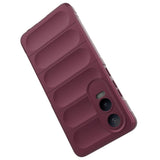 EIDERWOOD OnePlus Nord CE4 Lite (5G) Flexible Plastic Case - Wine Red