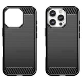 EIDERWOOD iPhone 16 Pro Brushed Carbon Case - Black