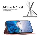 HMD Pulse+ Leatherette Flip Cover with Stand Function & Card Holder - Rose Gold