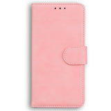 EIDERWOOD Motorola Moto E14 (4G) / G04s (4G) Leatherette Flip Case with Stand Function & Card Holder - Pink