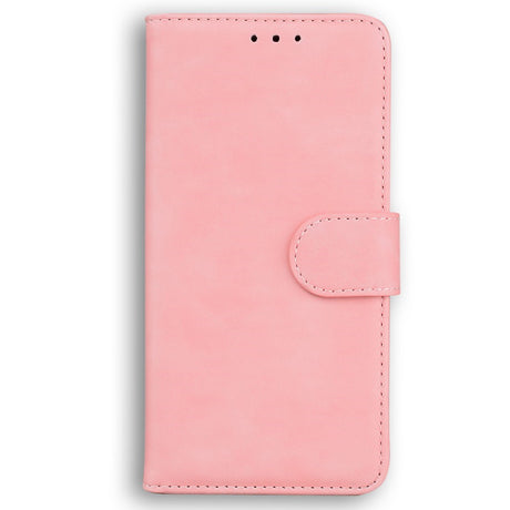 EIDERWOOD Motorola Moto E14 (4G) / G04s (4G) Leatherette Flip Case with Stand Function & Card Holder - Pink