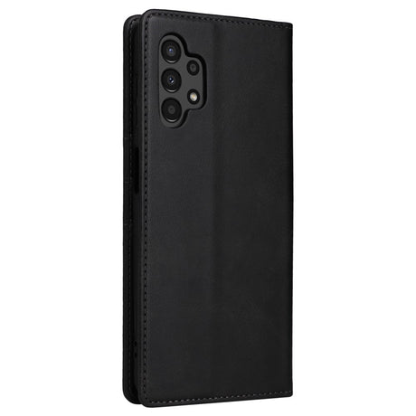 EIDERWOOD Samsung Galaxy A13 (4G/5G) / A04s / M13 Faux Leather Flip Case with Cardholder & Stand Function - Black