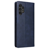 EIDERWOOD Samsung Galaxy A13 (4G/5G) / A04s / M13 Faux Leather Flip Case with Cardholder & Stand Function - Dark Blue