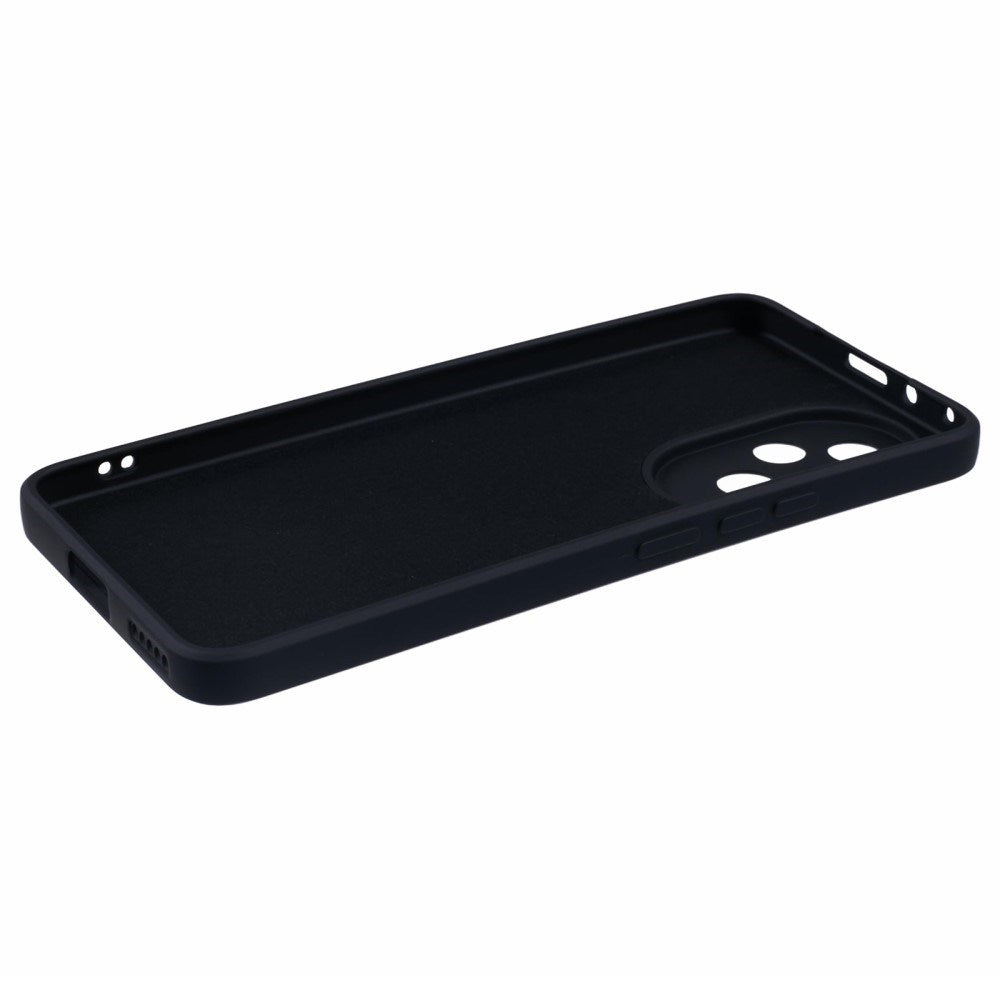 EIDERWOOD Honor 200 5G Case – Flexible Plastic Cover with Fiber Lining and Precise Lens Cutout - Black