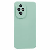 EIDERWOOD Honor 200 5G Case – Flexible Plastic Cover with Fiber Lining and Precise Lens Cutout - Turquoise