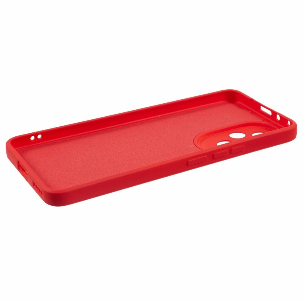 EIDERWOOD Honor 200 5G Case – Flexible Plastic Cover with Fiber Lining and Precise Lens Cutout - Red