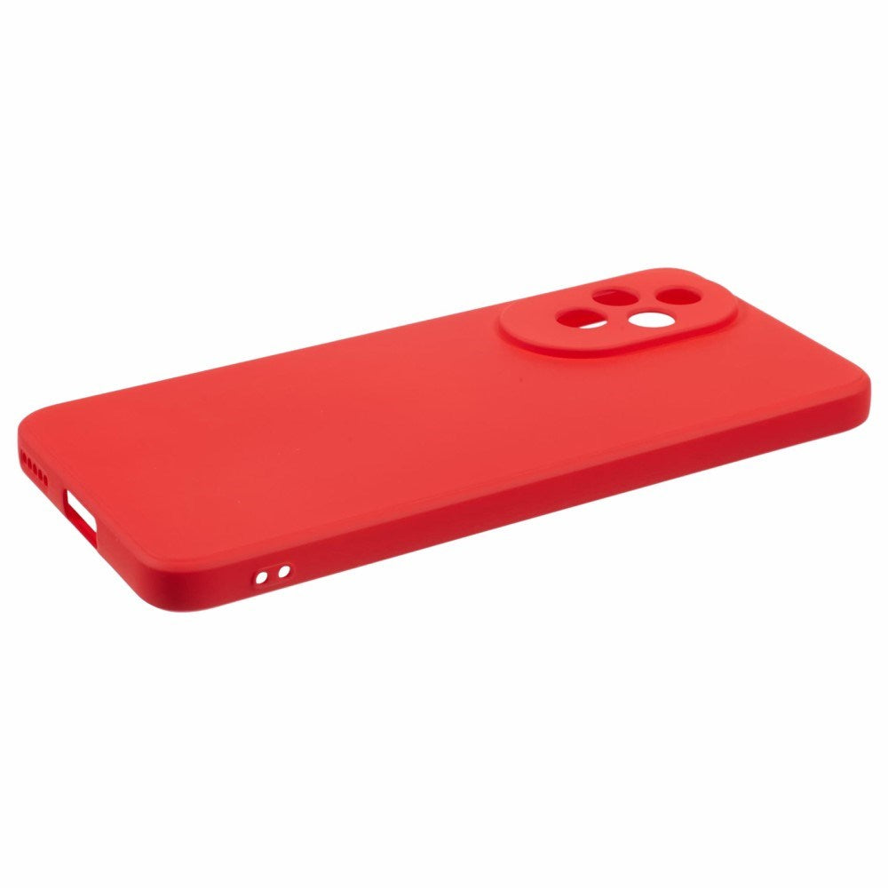 EIDERWOOD Honor 200 5G Case – Flexible Plastic Cover with Fiber Lining and Precise Lens Cutout - Red