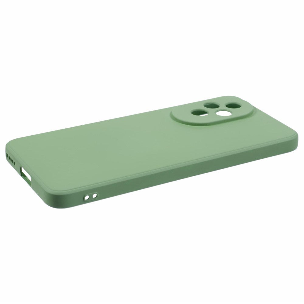 EIDERWOOD Honor 200 5G Case – Flexible Plastic Cover with Fiber Lining and Precise Lens Cutout - Green