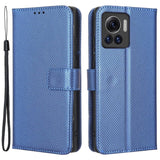 Motorola Edge 30 Ultra Leather Flip Case with Wallet - Blue