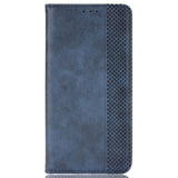 Motorola Edge 30 Ultra Leather Flip Case with Stand and Wallet - Blue