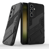 Samsung Galaxy S24 FE Hybrid Case w. Kickstand - Black