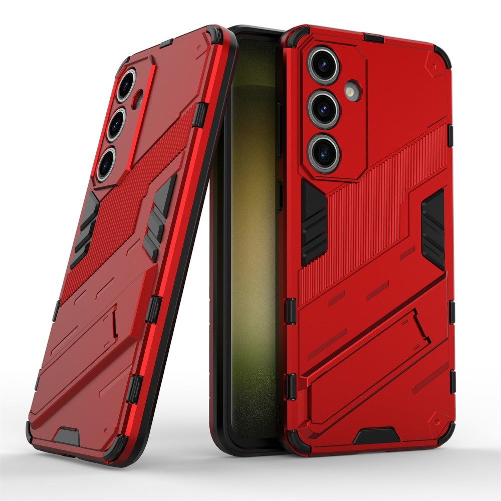 Samsung Galaxy S24 FE Hybrid Case w. Kickstand - Red