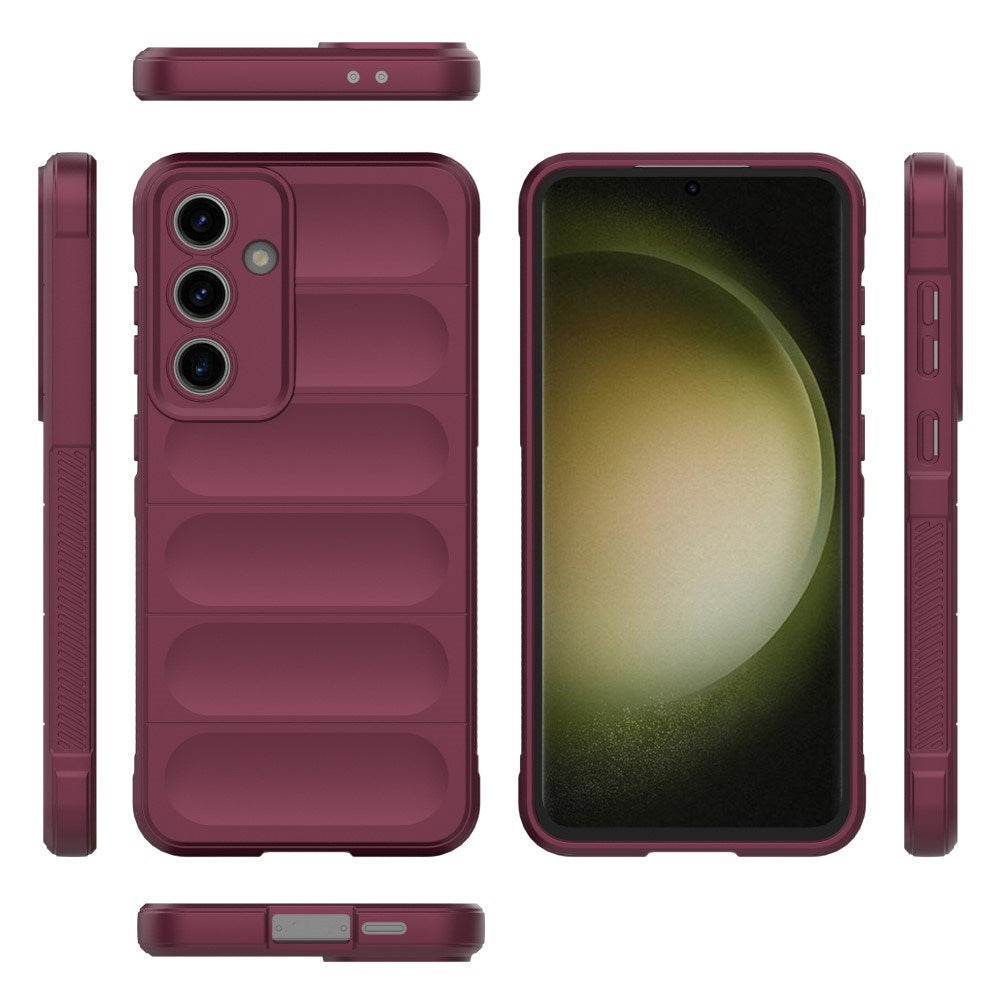 EIDERWOOD Samsung Galaxy S24 FE Flexible Plastic Case - Wine Red